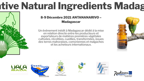 Ini MADAGASCAR, (Innovative Natural Ingredients) se déroulera les 8-9 décembre 2021 à Antananarivo